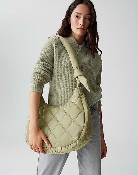 OPUS Umhängetasche APADDIE wattiert mit Knotendetail, one size, glatter Gri günstig online kaufen