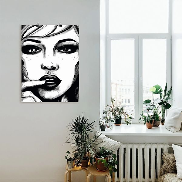 Artland Poster »In your Eyes«, Portrait, (1 St.), als Alubild, Leinwandbild günstig online kaufen