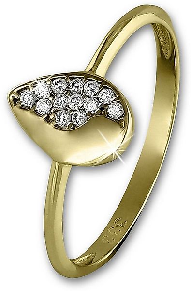 GoldDream Goldring GDR506YX GoldDream Gelbgold Damenring Blatt 8Kt (Fingerr günstig online kaufen