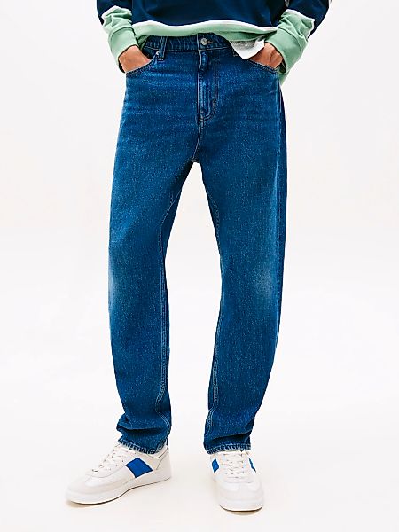 Tommy Jeans Gerade Jeans "Isaac Relaxed Tapered", Mit Gürtelschlaufen günstig online kaufen
