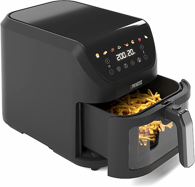 PRINCESS Heißluftfritteuse "182258 SlimFry Airfryer" 2000 W 8 L, platzspare günstig online kaufen