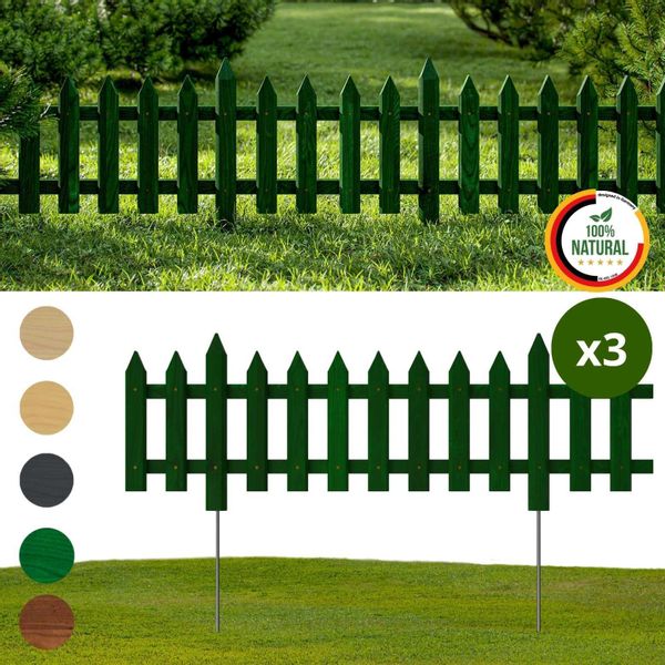 Floranica Zierzaun Vorgartenzaun Steckzaun Gartenzaun Zierzaun günstig online kaufen