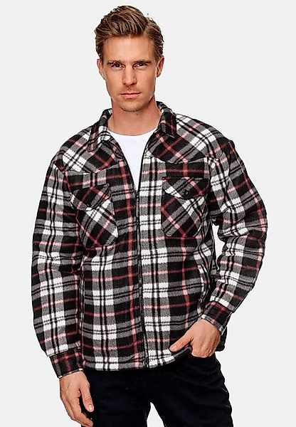 Egomaxx Blouson Fleece Holzfäller Kariert Gefüttert JOEY günstig online kaufen