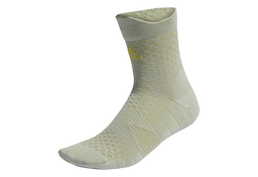 adidas Performance Laufsocken Crew Run x 4D linengrün - 1 Paar günstig online kaufen