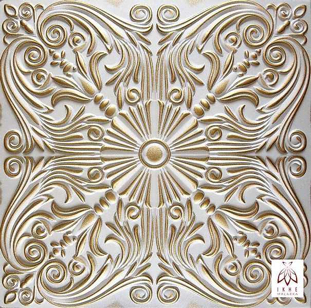 IKHEMalarka 3D Wandpaneel aus Polystyrol Styropor XPS, BxL: 50,00x50,00 cm, günstig online kaufen