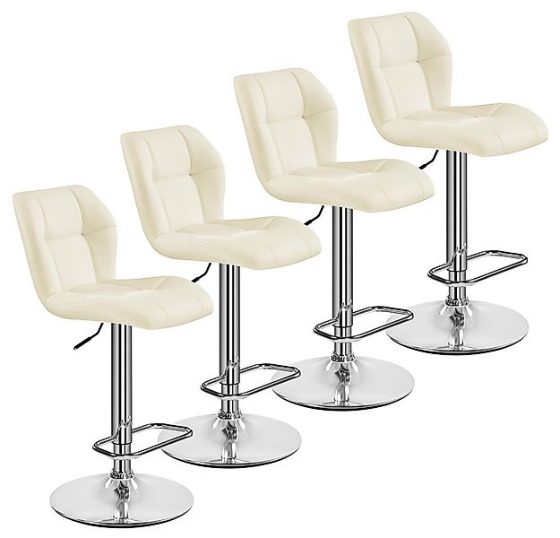 Yaheetech Barhocker 360° Drehbare Hocker mit Fußstütze (4 St), 1/2/4/6er-Se günstig online kaufen