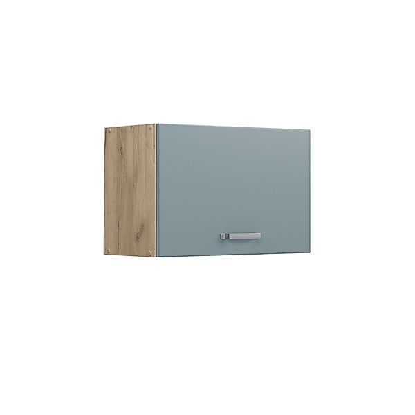 Vicco Hängeschrank R-Line Hängender Küchenschrank Blau-Grau/Goldkraft Eiche günstig online kaufen