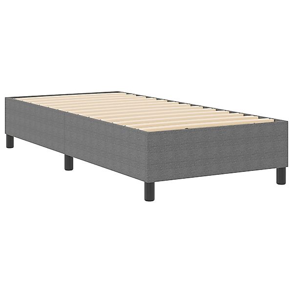 vidaXL Bett Boxspringbett Hellgrau Cordstoff (1-tlg) günstig online kaufen