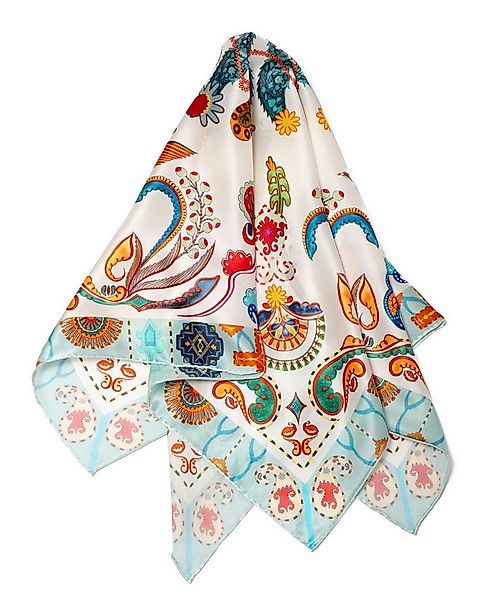 MayTree Seidentuch Premium quadratisch mit handrollierten Rändern 64x64cm, günstig online kaufen