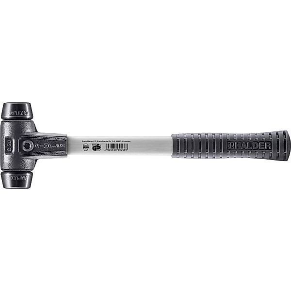 Halder Simplex Schonhammer Ø 30 mm Gummi mit Verstärktem Tempergussgehäuse günstig online kaufen