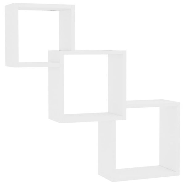 vidaXL Regal Cube Wandregale Weiß 68x15x68 günstig online kaufen