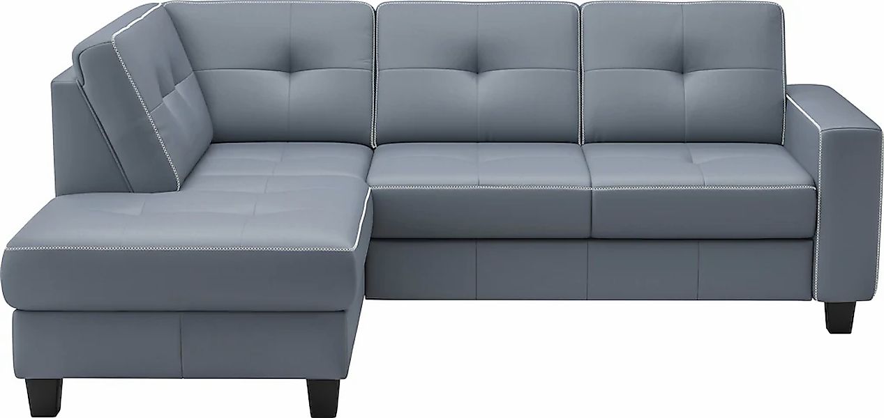 PLACES OF STYLE Ecksofa "Varese" wahlweise mit Bettfunktion und Bettkasten günstig online kaufen
