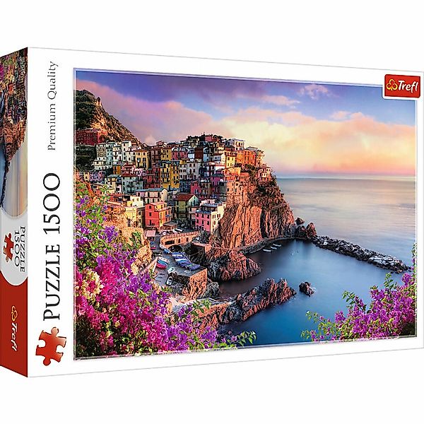 Trefl Puzzle Blick auf Manarola, 1500 günstig online kaufen