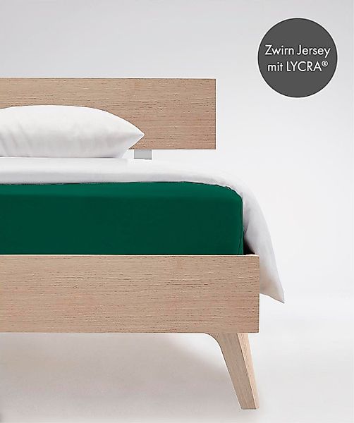 fleuresse Spannbettlaken Comfort, Jersey-Elasthan, Gummizug: rundum, günstig online kaufen