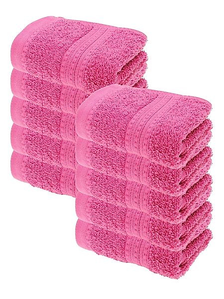 Julie Julsen Handtücher 10-Handtücher-Pink, Bio-Baumwolle (10-St) günstig online kaufen