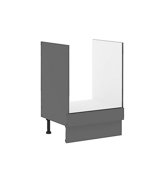 Küchen-Preisbombe Herdumbauschrank 60 cm Küche NESSA Anthrazit Küchenzeile günstig online kaufen