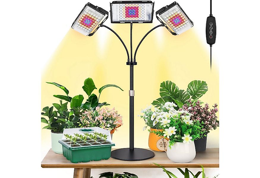 LMaxhome Pflanzenlampe LED Vollspektrum Dimmbar Pflanzenlicht mit Ständer f günstig online kaufen