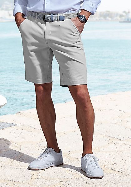 John Devin Chinoshorts "regular-fit", Shorts aus elastischer Baumwoll-Quali günstig online kaufen
