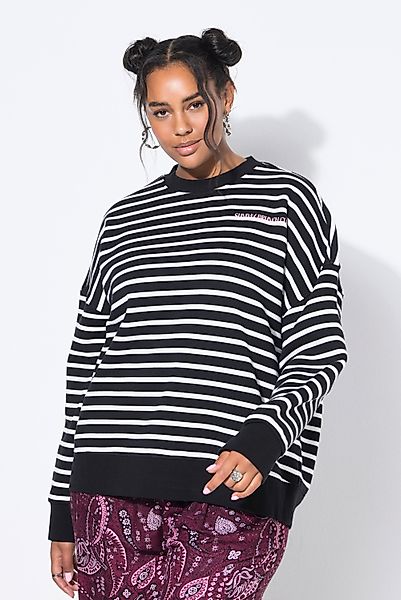 Studio Untold Sweatshirt Sweatshirt oversized Ringel günstig online kaufen