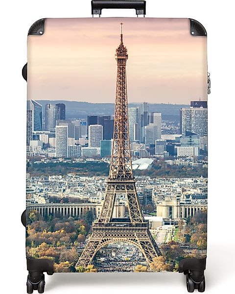 NoBoringSuitcases.com© Hartschalen-Trolley Eiffelturm - Herbst - günstig online kaufen