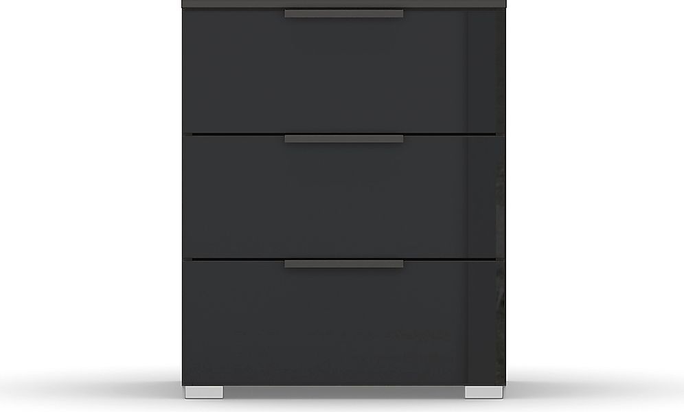 rauch Nachtkommode "Skat Meridian", mit 3 Schubladen mit Glasfront in elega günstig online kaufen