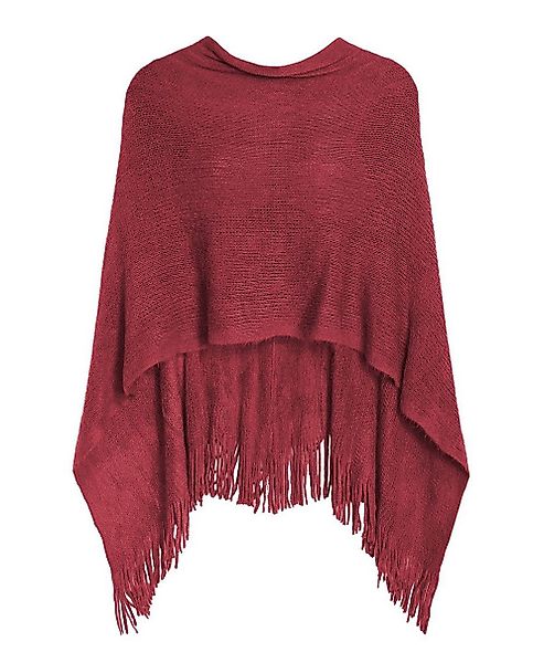 dy_mode Strickponcho Damen Strickponcho in Unifarben günstig online kaufen