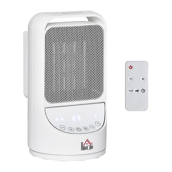 HOMCOM Heizgerät 750W/1500W Keramik mit 12-Stunden-Timer günstig online kaufen