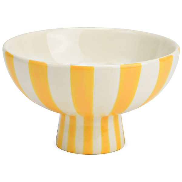 matches21 HOME & HOBBY Dekoschale Dekoschale bunt gestreift, orange weiß in günstig online kaufen