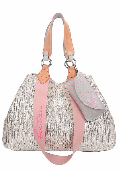 Fritzi aus Preußen Henkeltasche "Izzy Medium Limited Painted Straw" mit abn günstig online kaufen