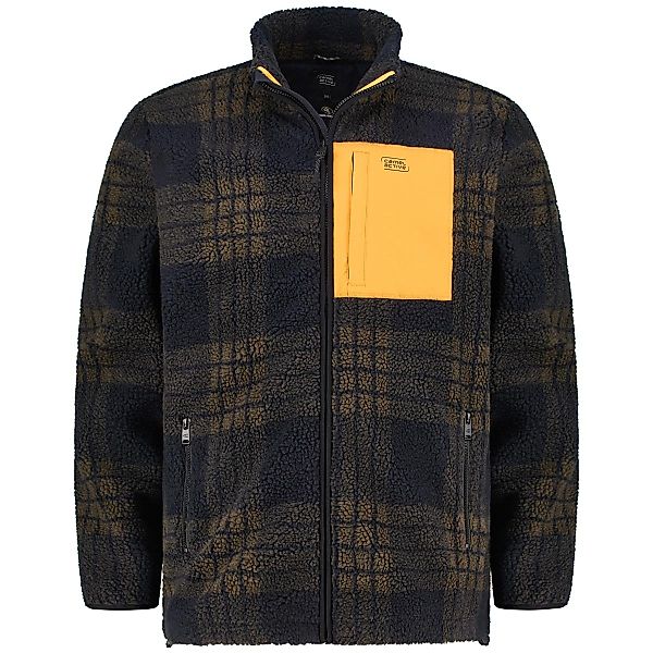 camel active Fleecejacke mit Stehkragen Farbe braun Größe: 6XL günstig online kaufen