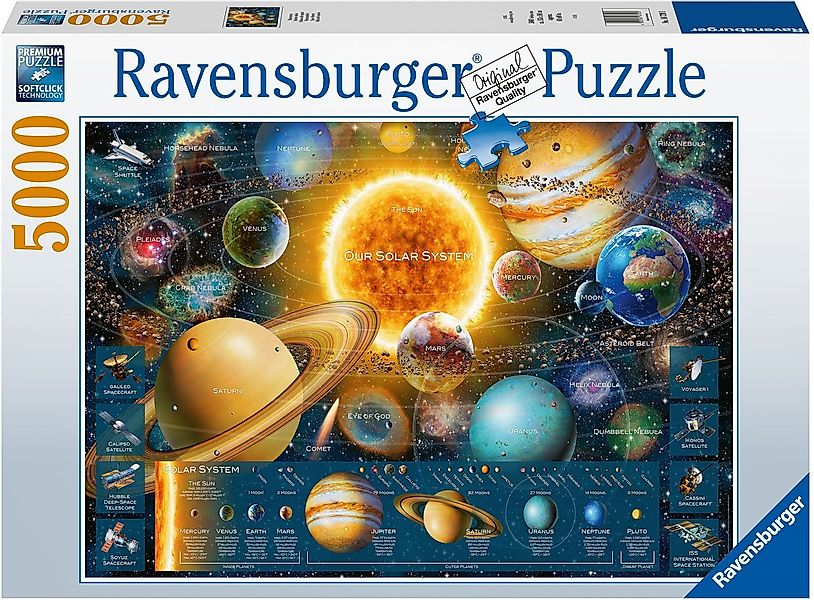 Ravensburger Puzzle Planetensystem, 5000 Puzzleteile, Made günstig online kaufen