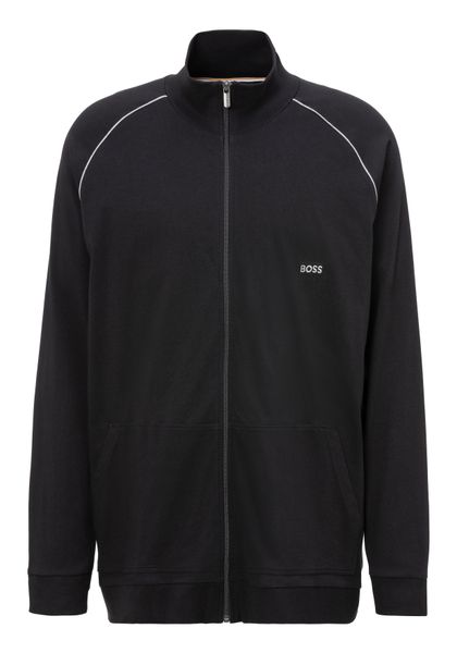 BOSS Sweatjacke mit Logostickerei günstig online kaufen