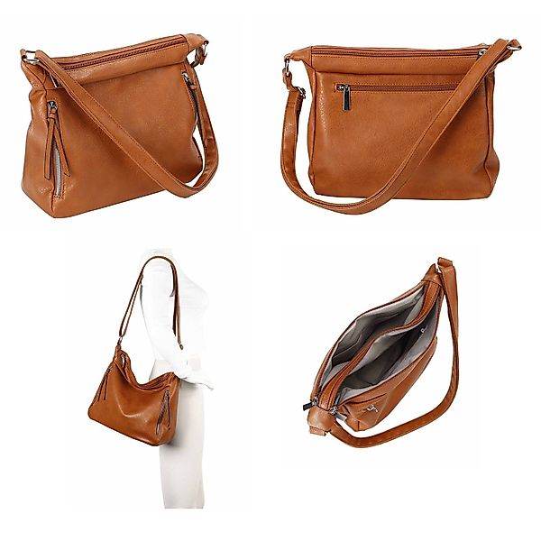 ITALYSHOP24 Schultertasche Damen Tasche Shopper Crossbody günstig online kaufen