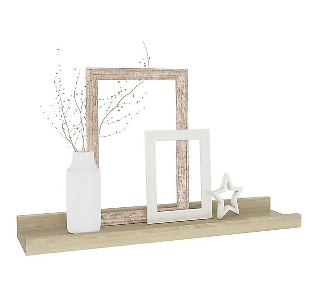 furnicato Wandregal Wandregale 4 Stk. Sonoma-Eiche 40x9x3 cm, 4-tlg. günstig online kaufen