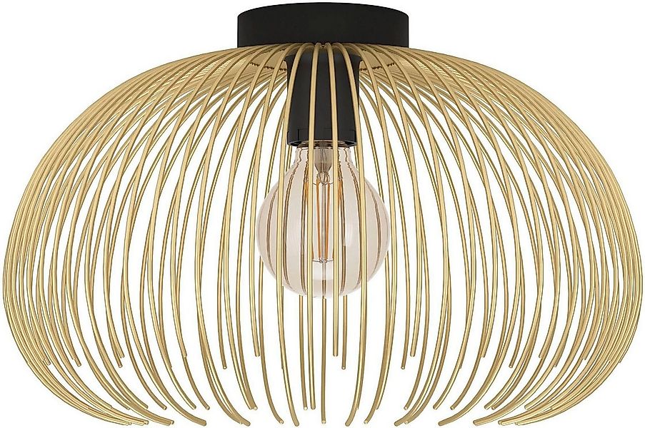 EGLO Deckenleuchte VENEZUELA Deckenlampe, Esszimmerlampe, Metall, schwarz, günstig online kaufen