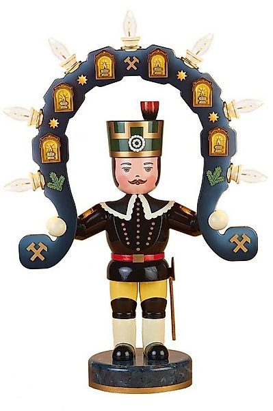 Original Hubrig (Hubrig Volkskunst GmbH) Dekofigur Lichterbergmann - 53 cm günstig online kaufen