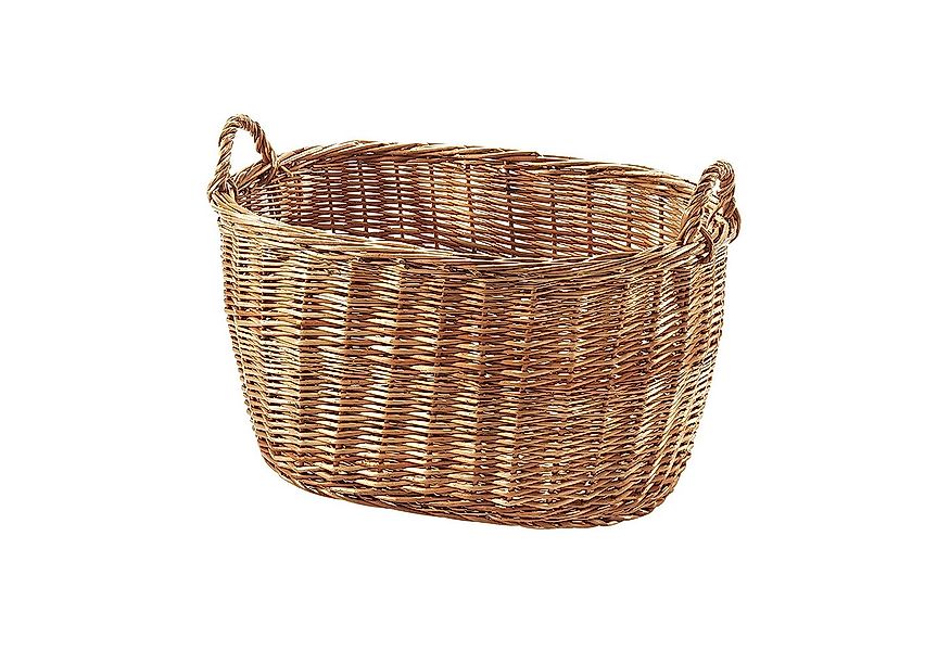 Kobolo Aufbewahrungskorb Korb Wäschekorb Weidenkorb Weide Henkel - 60x43x41 günstig online kaufen