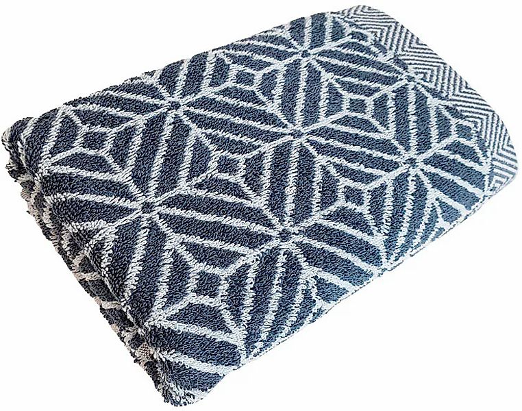 framsohn frottier Duschtuch "Design Jaquard Raute Badetuch" mehrfarbig gewe günstig online kaufen