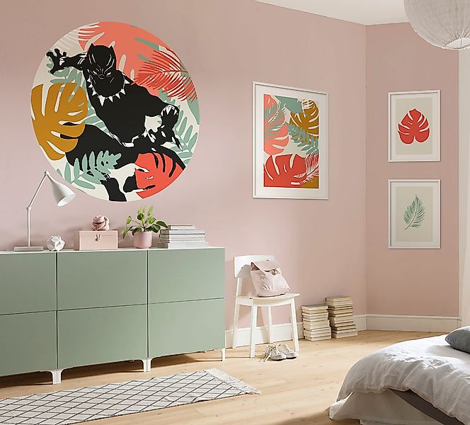 Komar Wandbild "Winter Tropics Black Panther Plants", (1 St.), Deutsches Pr günstig online kaufen