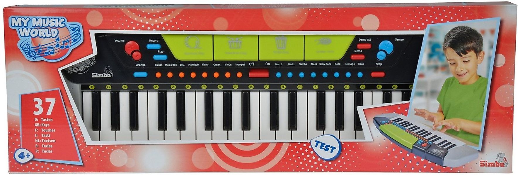 SIMBA Spielzeug-Musikinstrument Spielzeug Musik My Music World Keyboard Mod günstig online kaufen