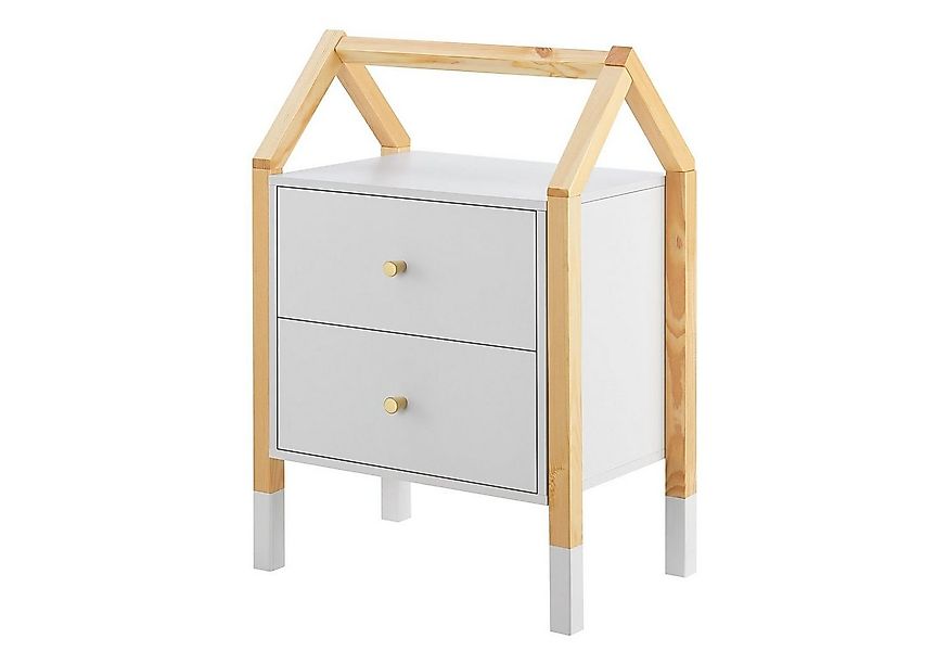 Juskys Nachttisch Enny, sicherer Stand, geringe Höhe, modernes Hausdesign günstig online kaufen