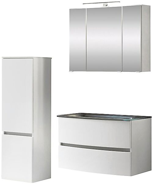 welltime Badezimmer-Set »Kaunas« Set, 3 Stk. tlg. günstig online kaufen