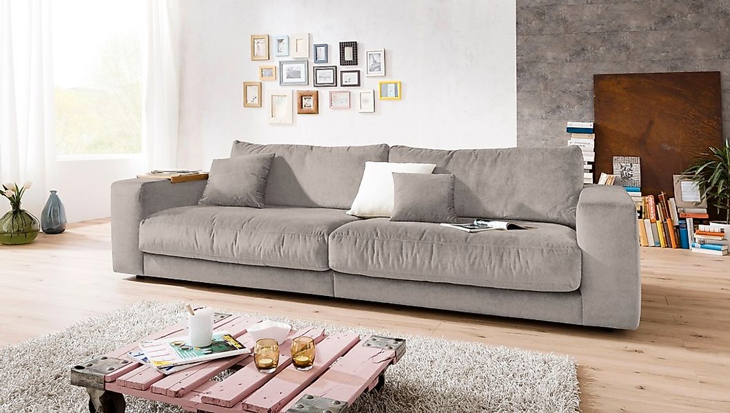 3C Candy Big-Sofa "Enisa II", incl. 1 Flatterkissen, Wahlweise mit Flecken- günstig online kaufen