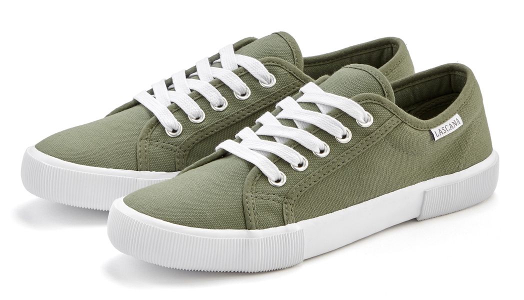 LASCANA Sneaker aus Textil, Schnürhalbschuh, Freizeitschuh günstig online kaufen