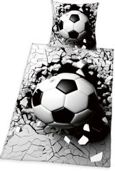 Herding Young Collection Bettwäsche "Fussball 3D" 2 Stk. tlg. günstig online kaufen