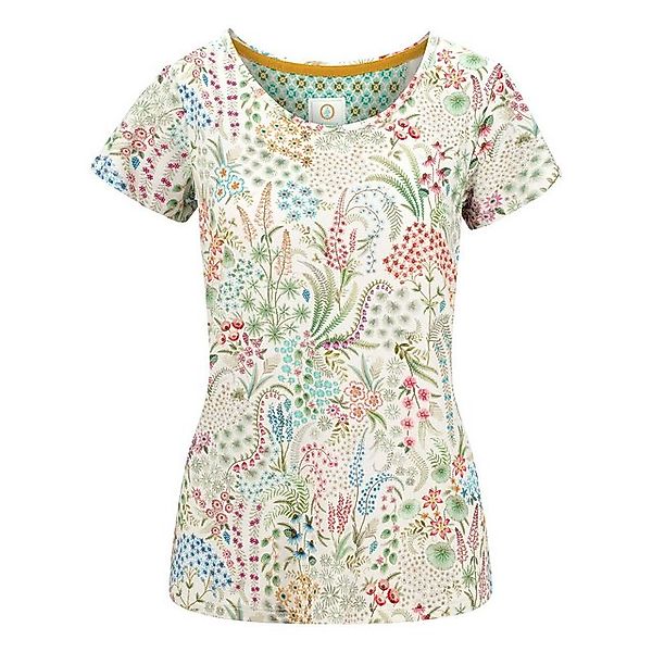 PiP Studio T-Shirt Tilly Short Sleeve Top Querida mit floralem Muster günstig online kaufen