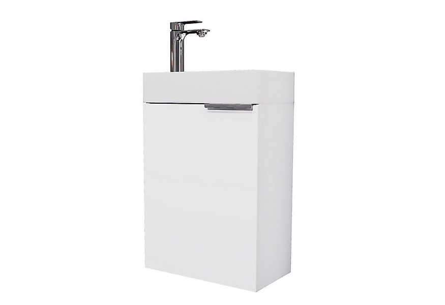 Planetmöbel Waschtisch Waschbeckenunterschrank 40cm weiß (2er Set, 1-St), B günstig online kaufen