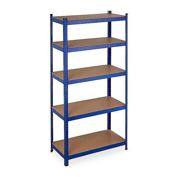 relaxdays Schwerlastregal 180x90x45 blau günstig online kaufen
