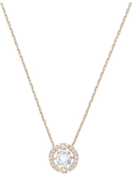 Swarovski Collier Swarovski Damen-Kette Metall Swarovski-Kristall günstig online kaufen