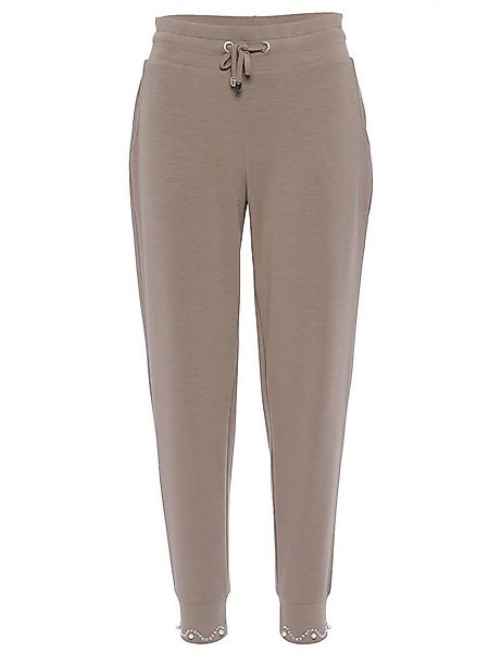 MONACO blue WEEKEND Jogger Pants Sweathose Figurumspielend mit Perleneinsat günstig online kaufen